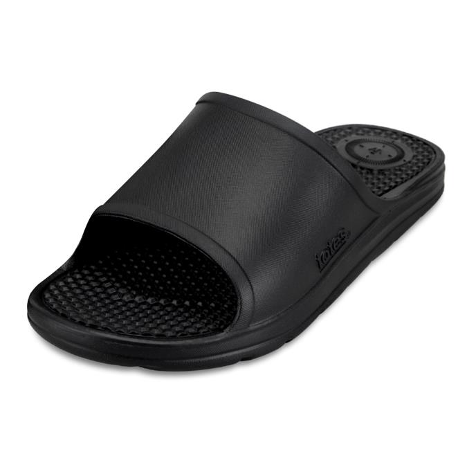  totes® SOLBOUNCE Mens Slider Black Extra Image 2
